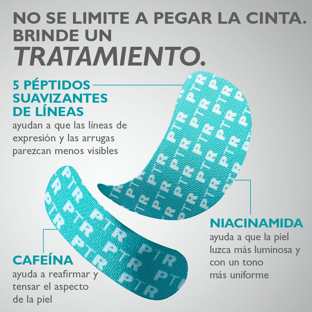 PEPTIDE SKINJECTION&trade; PEPTIDE-INFUSED FACE & EYE TAPE (CINTAS PARA CARA Y OJOS)